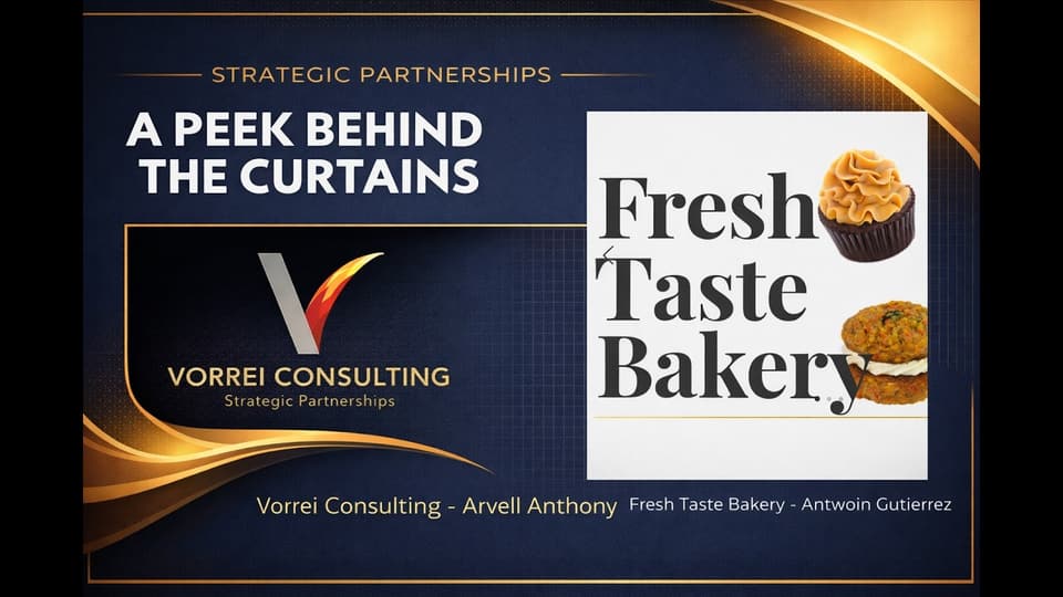 A Peek Behind The Curtains: Fresh Taste Bakery with Antwoin Gutierrez