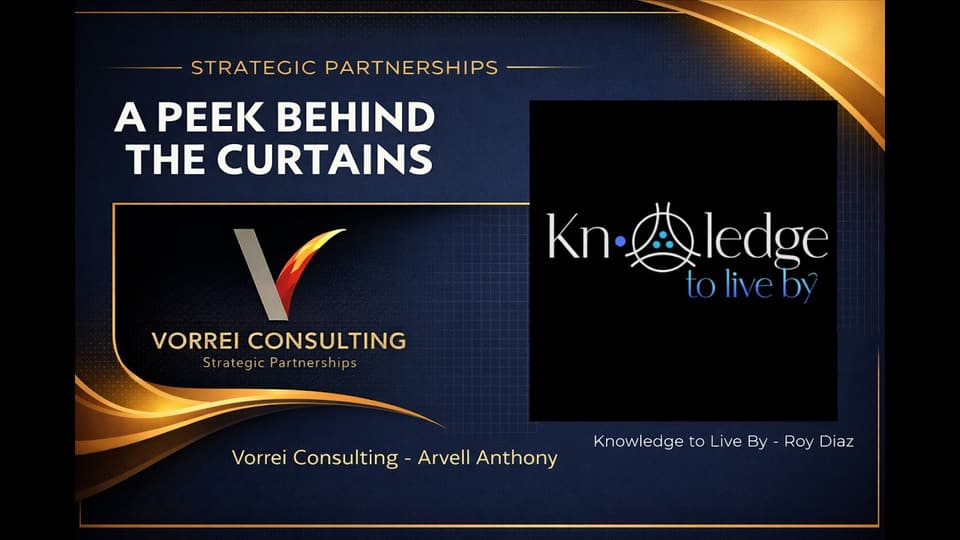 A Peek Behind The Curtains: Knowledge to Live by with Roy Diaz
