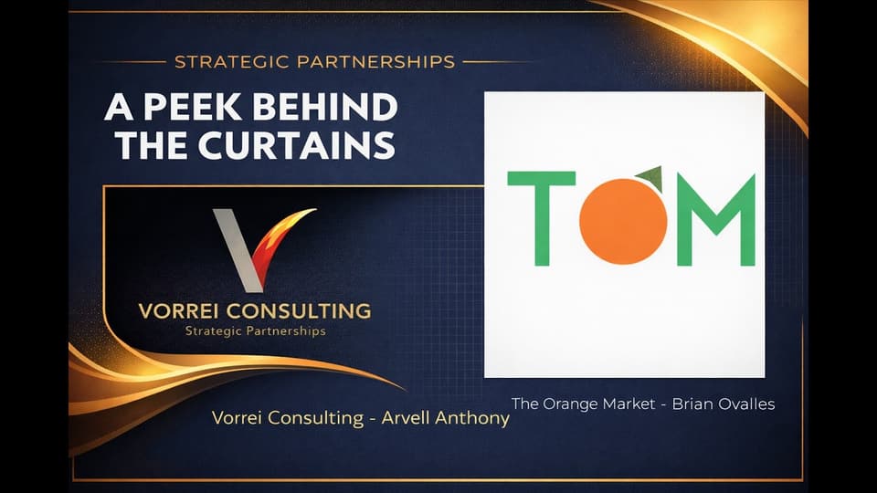 A Peek Behind The Curtains: The Orange Market (TOM app) with Brian Ovalles